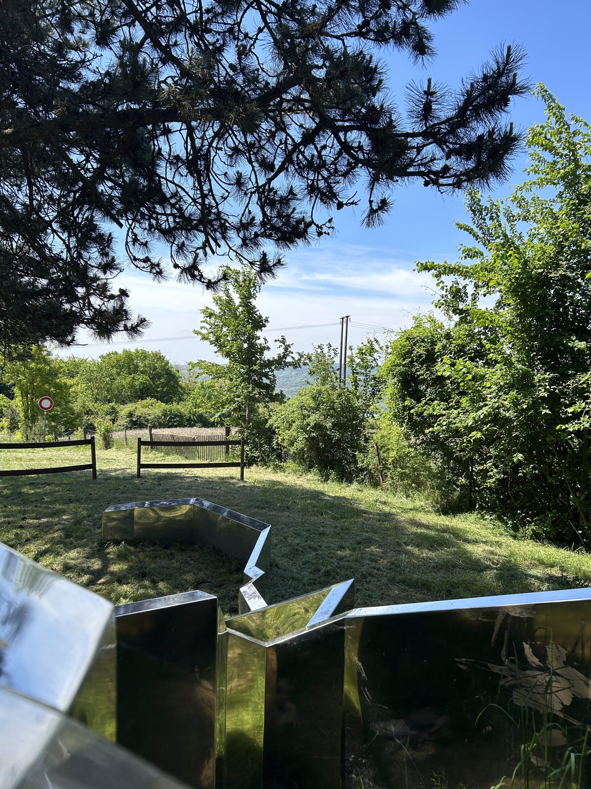 panorama sur la campagne lorraine. Œuvre d'art x,y,z